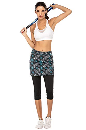 Maxmoda Hockeyrok-/legging, capri-legging met rokje, voor dames, nauwaansluitende yogabroek - Image 4