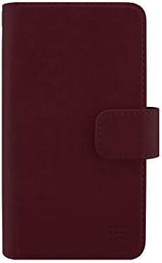 CLEARFIT iPhone 6/6s double wallet diary leather case Wine Red