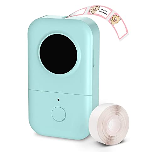 ZXM D30 Label Maker with Tape, Mini Bluetooth Label Printer Portable