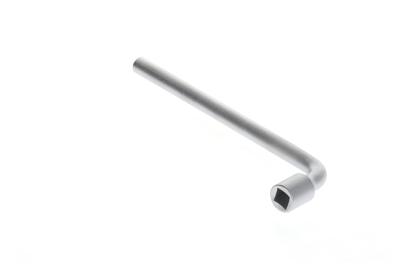 GEDORE Socket spanner, rounded, 12 mm, square, 215 mm long, Tool for nuts bolts automotive, 25 V 12, Chrome-plated steel