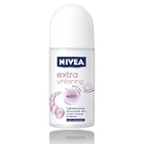 Nivea Extra Whitening for Women, Tightens pores, Smoothens skin, Antiperspirant Deodorant Roll-On 50ml. by N MARKET
