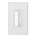 Wi4You Single Gang Brush Wall Plate 1 Pack with Decorative Insert for Low Voltage Cable Pass Through