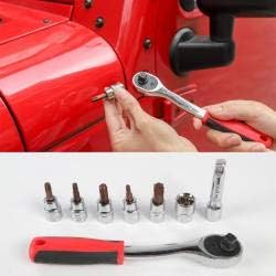 Nkcar Stainless Steel Car Professional Disassembly Wrench 8 KIT for Jeep Wrangler JL