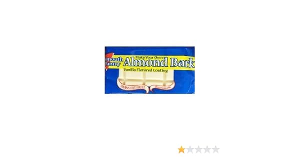 Amazon Com Plymouth Pantry Almond Bark Vanilla Baking Bar 24 Oz