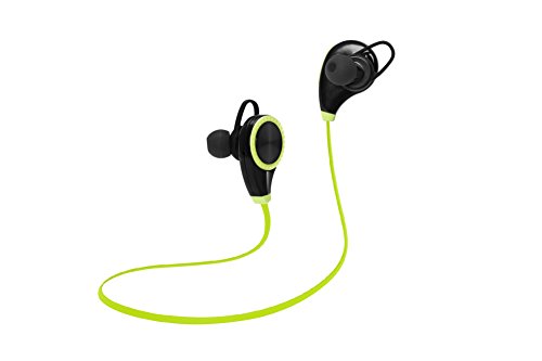 Winsbotech LatestÂ Bluetooth 4.0 Wireless Sweatproof Running Gym Stereo Headphone Lightweight Sport Earbud for iPhone 6 6S Plus Galaxy S6 and Android Phones (green)