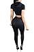 Pink Queen Women Casual Sport Bodycon Crop Top Long Skinny Pant Set Tracksuit