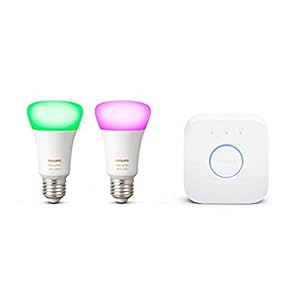 Philips Hue starterkit – wit en gekleurd licht – E27 – 2 lampen