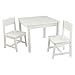 KidKraft Wooden Aspen Table & 2 Chair Set, Children's Furniture, White