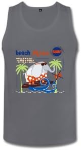 Nertm Mens Premium Tank Top Deepheather XL