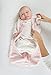 SwaddleDesigns Microfleece Sleeping Sack with 2-Way Zipper, Pastel Pink Puff Circles, 0-6MO