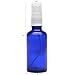 Kaith 2 Oz Glass Spray Bottle with Recipes Guide.Set of 6 Cobalt Blue Fine Mist Atomizer. Empty Containers for Misting Aromatherapy, Essential Oils, Cleaning, Room Sprays.