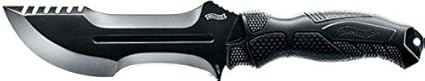 walther Unisex – Erwachsene OSK I Outdoor Messer Schwarz 28 cm