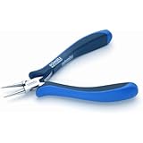 Round Nose Pliers 5. 1/4' | schmitz 4231HS22 | short, smooth jaws | ESD - Disipative | Hightech tool for professionals | Made in Germany - Solingen