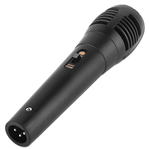 RHM Unidirectional Dynamic Microphone with 10ft Cord for Singing,Vocal Handheld Microphone for Karaoke,Speech,Wedding