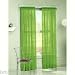 DreamKingdom - 2 PCS Solid Sheer Window Curtains/Drape/Panels/Treatment Brand New 55"Wx84"L - Lime primary
