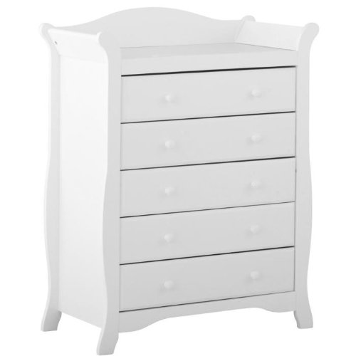 Stork Craft Aspen 5 Drawer Chest White Buy Online In Dominican Republic At Desertcart