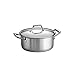 Tramontina Covered Dutch Oven Stainless Steel Tri-Ply Base 5 Quart, 80101/010DS