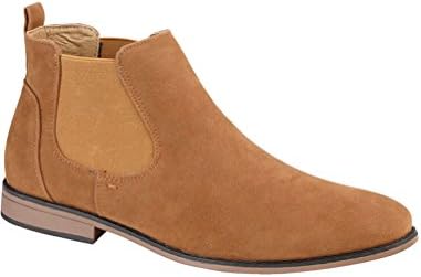 Mens Kanye Charles Southwell Faux Suede Chelsea Gusset Italian Style Fashion Dealer Ankle Boots Size 7-12