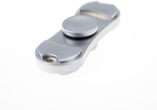 Fidget Spinner Toy EDC ADHD Focus Ultra Durable High Speed Fingertip Gyro (CX SILVER)