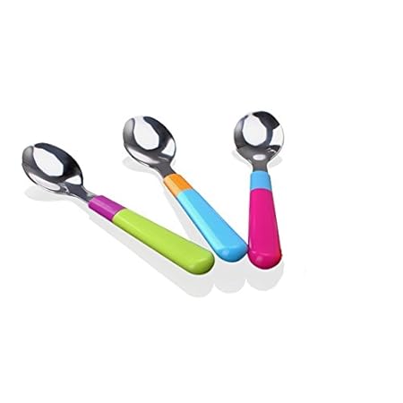 Kuhu Creations Cute Cartoon Style Steel Spoons