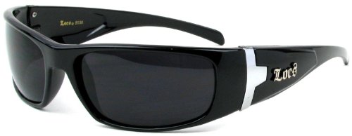Authentic LOCS 30 Black OG Gangsta Rapper Sunglasses