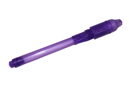Dragonpad Place Invisible Ink Pen and Black Light - 4 Pack
