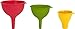 Trudeau Silicone Funnels, Set of 3