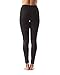 90 Degree By Reflex Fashion Yoga Leggings With Sleek Mesh Panels and Side Phone Pocket - Black - Medium