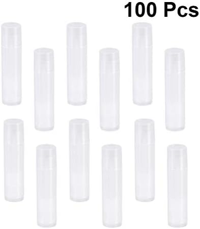 Frcolor リップクリームチューブ リップ容器 リップバームチューブ 口紅チューブ 手作り 回転式 詰め替え 空ボトル 透明 100本セット B07wvcryx6 1 0円 大人気 New Arrival 最安値挑戦 年中無休 高品質 通販