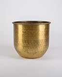Serene Spaces Living Large Antiqued Brass Vase
