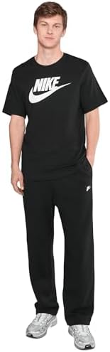 Herren T-Shirt M NSW ICON Futura Shirt AR5004 B, Größe:M, Farbe:010 Black White - Schwarz Weiß