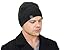 Temple Tape Tactical Fleece Watch Cap Beanie – Skull Cap Fleece Hat - Black - XL (for Larger Heads)