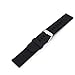 18MM 20MM 22MM Quick Release Watch Bands Pinhen Soft Silicone Rubber Choice of Colors & Widths 18mm 20mm or 22mm For Huawei Withings Activité Samsung Moto 360 Smart Watch Bands (22MM Black)