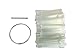 Beauticom 100pcs Nail Art Tip Display Sticks with Large Round Metal Ring (100pcs Clear Color Stick)