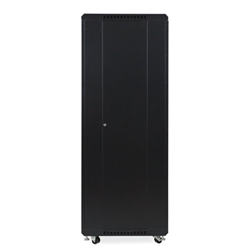 37U LINIER Server Cabinet - Glass/Glass Doors - 24" Depth