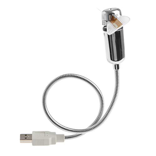 leidersty DIY Flexible Gooseneck Aprogrammable Fans USB LED Mini RGB Programmable Fan
