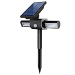 InnoGear 360° USB Solar Lights with Dual Head Waterproof Outdoor Landscape Lighting Garden Light