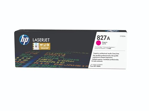 HP CF303A 827A Original LaserJet Toner Cartridge, Magenta, Single Pack
