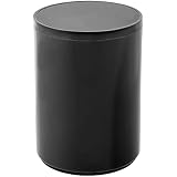UUJOLY Small Trash Can 2-Pack - 3.5 Gallon Rectangular Wastebasket For Bathroom, Office, Kitchen, Navy Blue Plastic Garbage Bin - View #4