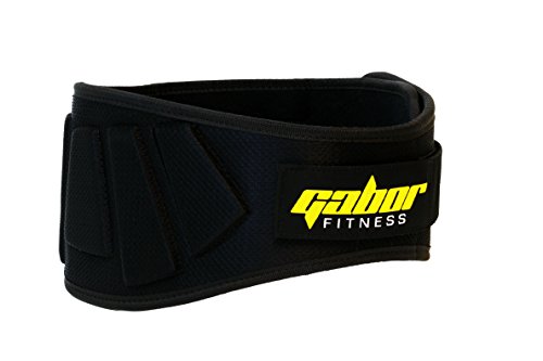 UPC 638845829922, Gabor Fitness Contoured Neoprene Back Support Weight Lifting Belt, 6-Inch/Small/Medium