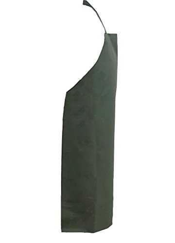 KLEEN CHEF Everyday General Use Polyester Dishwashing Apron, Extra Long Industrial Water and Oil Resistant Reusable PVC Leather