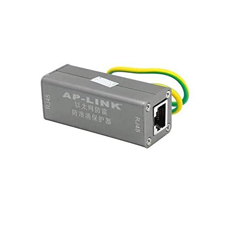 Tekit Ethernet Network Card RJ45 Surge Protector Thunder Lightning Arrester Protection Device,Network Signal Lightning Arrester RJ45 Surge Protector (1#)