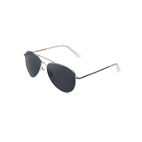 Clandestine Aviator Silver Blue Grey - Polarized Men & Women Sunglasses