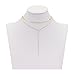 Zealmer Dainty Coin Chain Multi Layer Choker Necklace for Women, 13