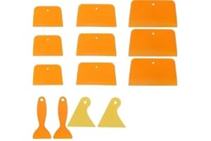 Bondo Body Filler Spreader Set 13 Pack – Plastic Auto Body Filler Tools in 5 Sizes – Flexible Putty Applicators for Spreading