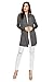 EttelLut - Women's Long Cardigans Wrap Sweater - Regular and Plus Size - LL Charcoal XX-Large