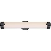 Nuvo 62/924 One Light Vanity, 24 Inches, Aged Bronze