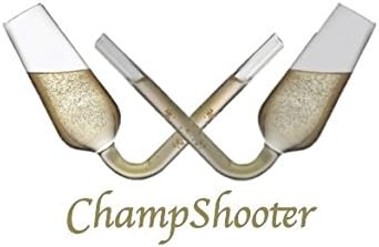 Champagne Shooter - (2) Rapid Consumption Glasses | Flute Bong | For Weddings, Holidays, Birthdays, and Special Events - By ChampShooter