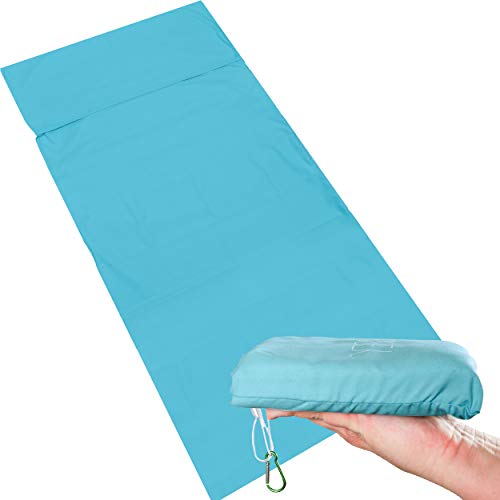 Wave Odyssey Sleeping Bag Liner Comfortable, Lightweight and Warm Liner with Zipper – Compatible with Mummy Bags and Feels Like Silk – Twin Size That is Great for Backpacking and Travel