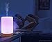 LED Concepts Essential Oil Diffuser/Aroma Oil Cool Mist Humidifier with Remote Control— Includes 7 LED Light Changing Colors and Relaxing Misting Modes—Perfect for Home, Office, Spa, and More